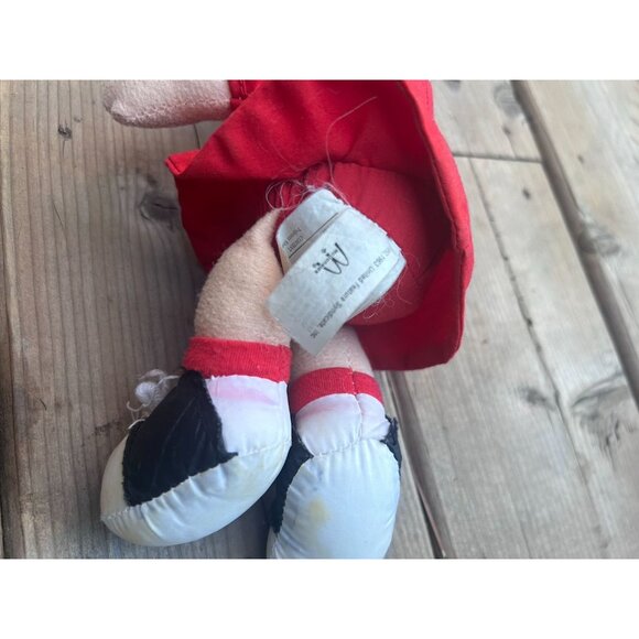 Lucy Peanuts Doll Stuffed body Molded plastic head Red Dress White Sneakers - Picture 5 of 7